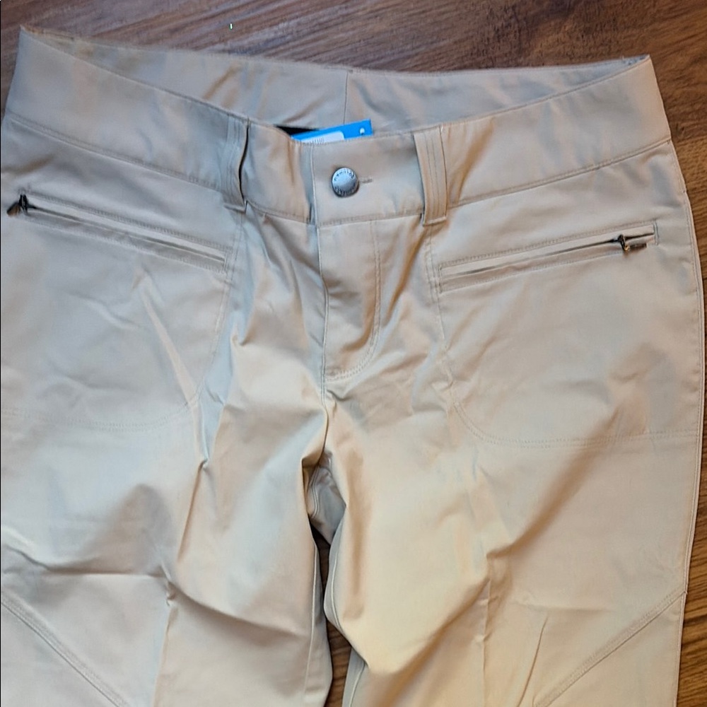 New Columbia Women's Tan Pants 10 Short - Picture 3 of 6
